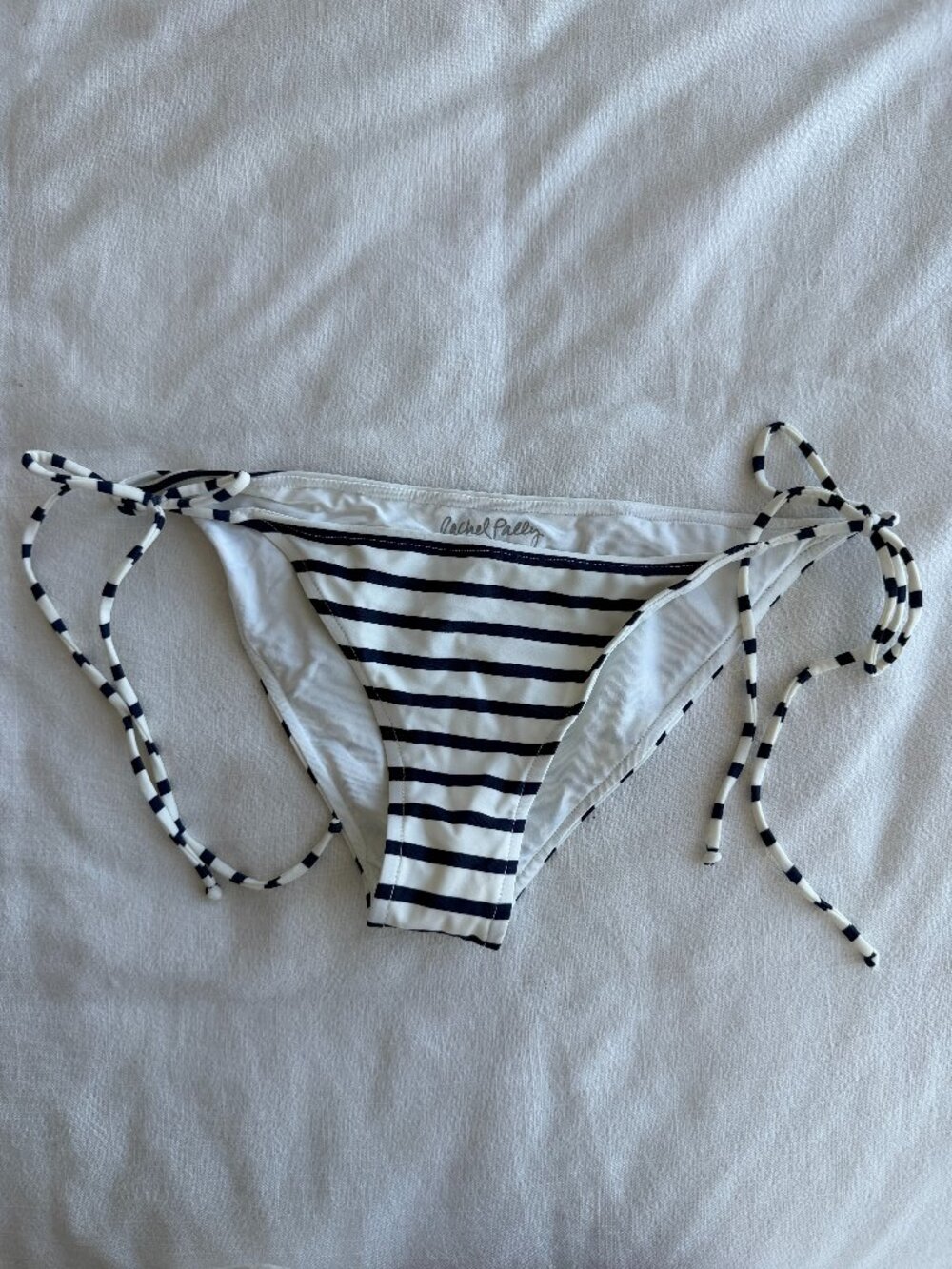 Rachel Pally Side Tie Striped Bikini Bottom